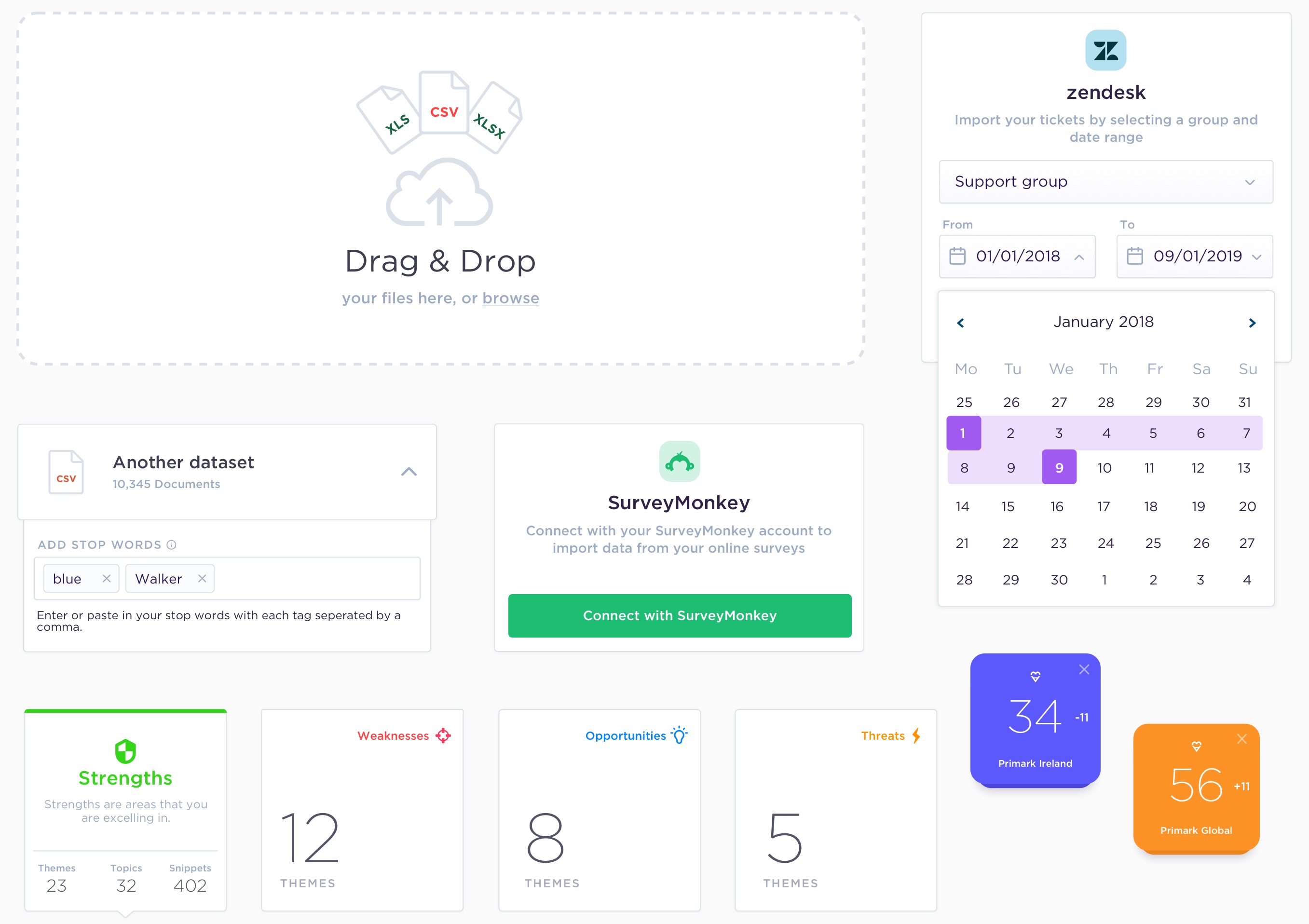 Adoreboard Emotics components